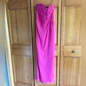 Victor Costa for Saks 5th Avenue Vintage Hot Pink Gown